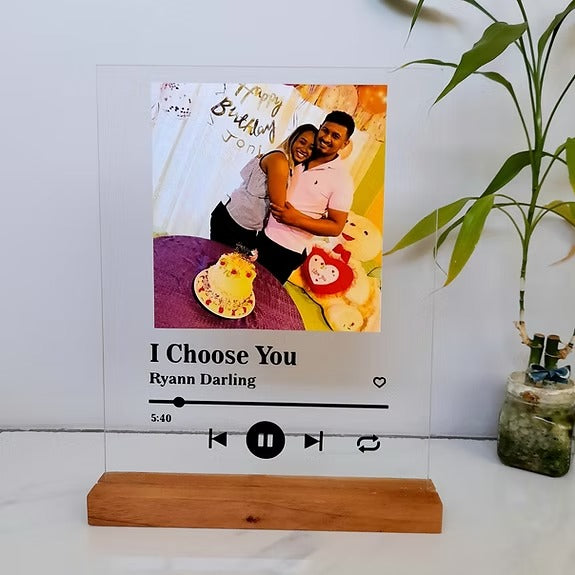 Personalized Acrylic Song Plaque