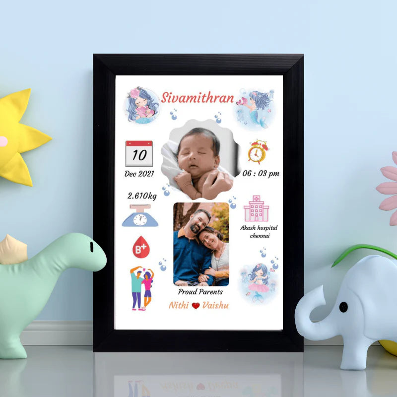 Personalized Baby Frame
