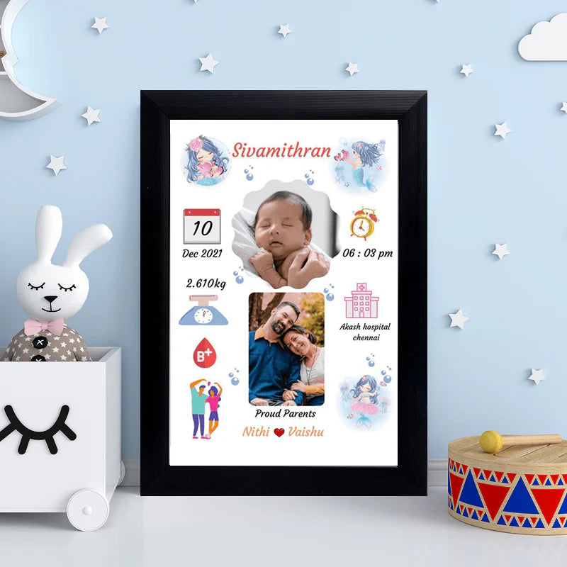 Personalized Baby Frame