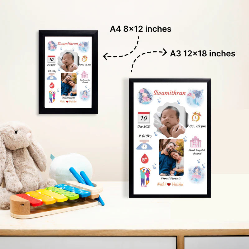 Personalized Baby Frame