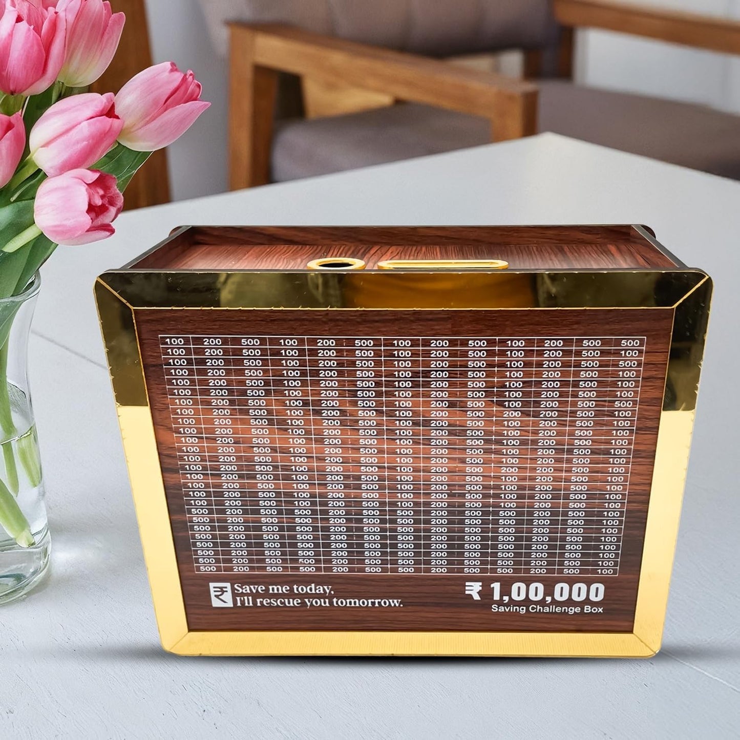 GIftgasmic™ Wooden Piggy Bank