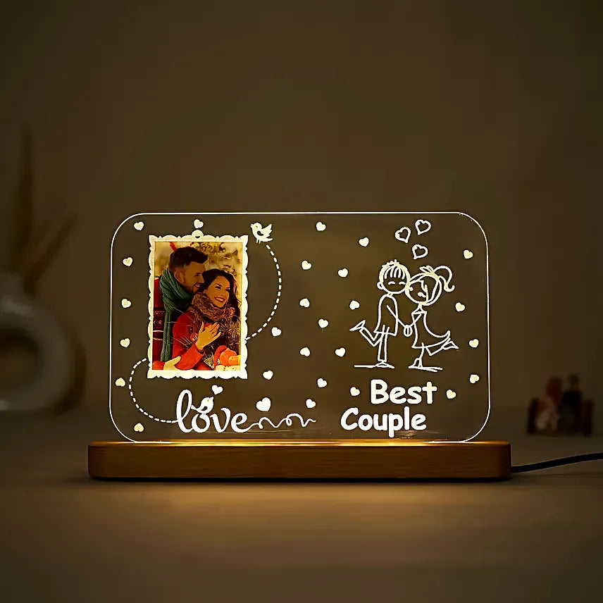 Personalised Best Couple Led Table Top