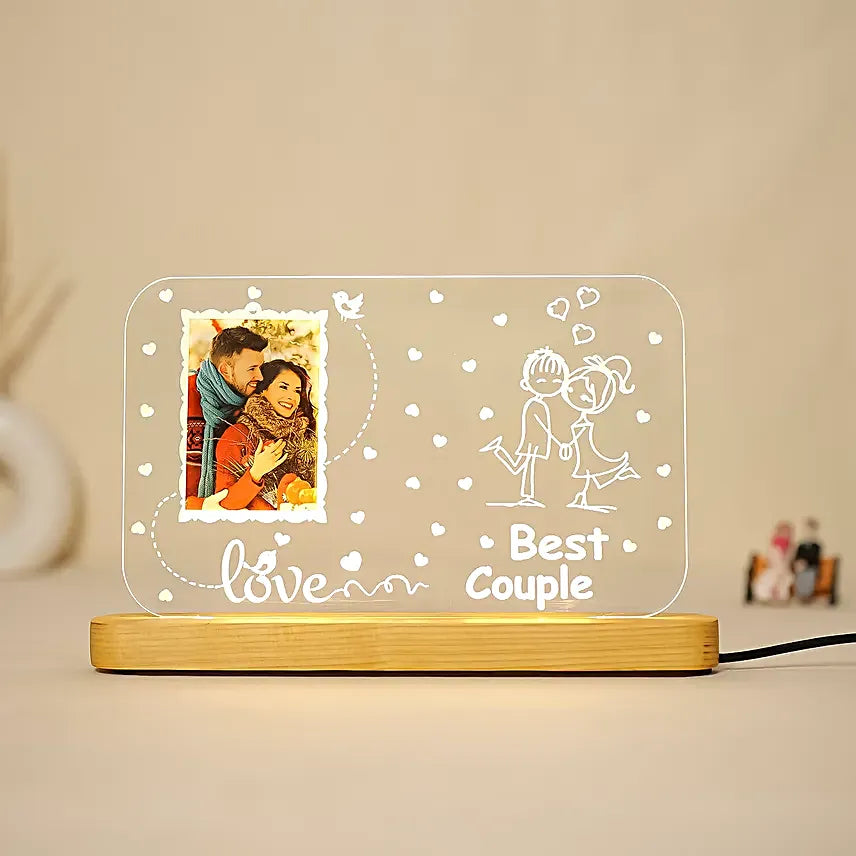 Personalised Best Couple Led Table Top