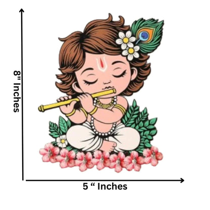 BalKrishna™ Blessings Wooden Krishna Key Holder / Wall Organizer