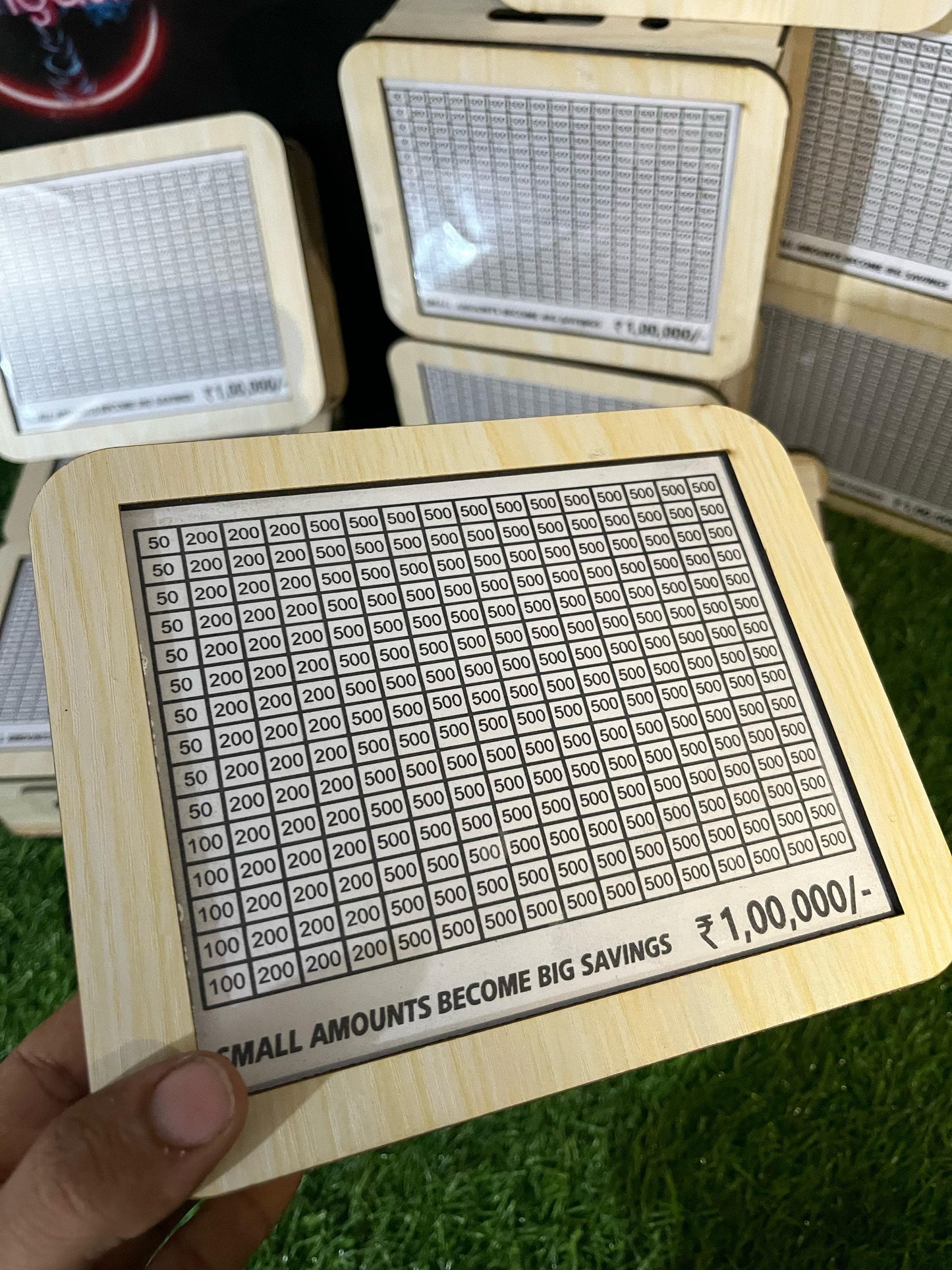 Wooden Money Saving Box ( Premium Mate Finishing)