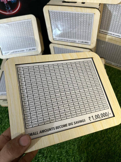 Wooden Money Saving Box ( Premium Mate Finishing)