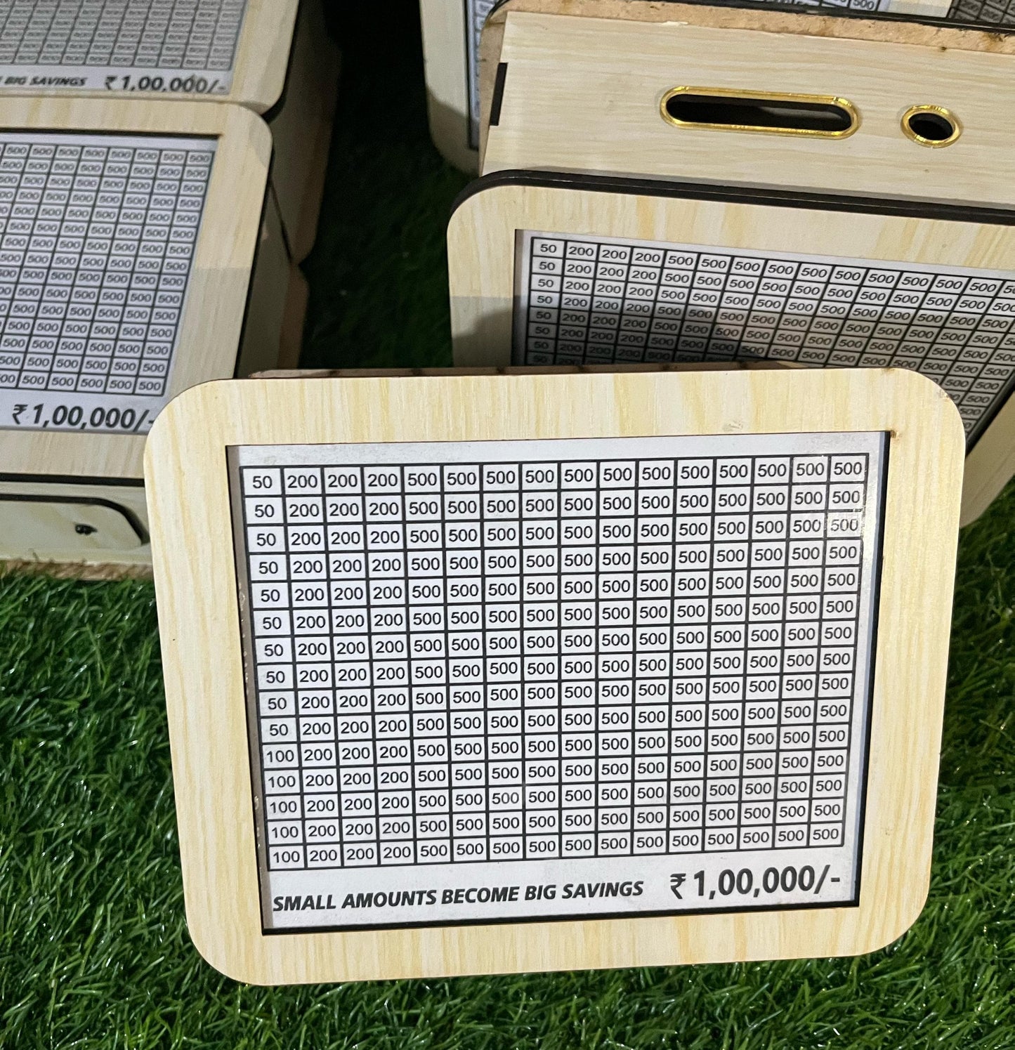 Wooden Money Saving Box ( Premium Mate Finishing)