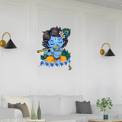 BalKrishna™ Blessings Wooden Krishna Key Holder / Wall Organizer