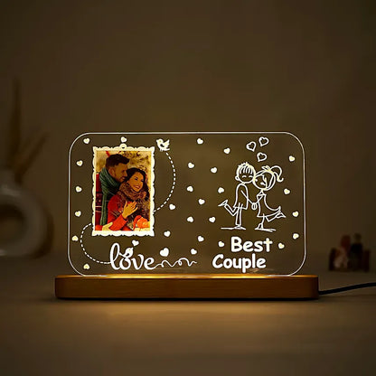Personalised Best Couple Led Table Top