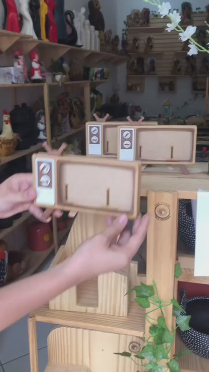 Retro TV Style wooden Mobile Stand